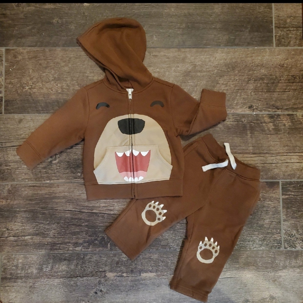 Teddy Bear Sweat Suit